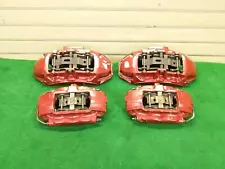 2016-2019 Cadillac CTS-V Supercharger OEM Red Brembo Calipers Kit Set of 4