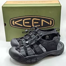 KEEN Men's Newport H2 Waterproof Hiking Water Sandals [Triple Black, US 11] NEW