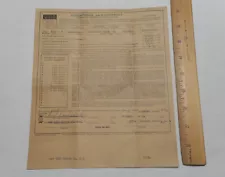 1941 Chevrolet 1-1/2 Ton Truck Sale Contract Receipt Roanoke Rapids NC Tri City