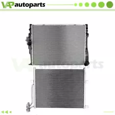 For 2006 BMW 325i 2.5L Aluminium Radiator & Condenser Cooling Assembly