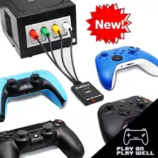 4P Blueretro Wireless Controllers Adapter For NGC Nintendo Gamecube