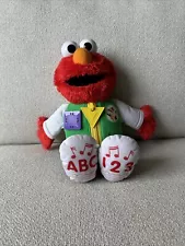 Elmo Ready For School Sesame Street Plush Talking Singing Hasbro 2011 works