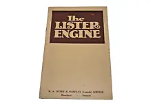 LISTER FARM ENGINE (1920'S AND EARLIER)