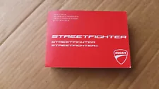 2009-2012 Ducati 1098 streetfighter/streetfighter S OEM Owner's Manual