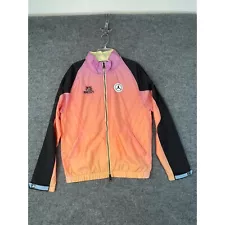 Jordan X Dj Khaled We The Bests Mens Size Small wind breaker black purple orange