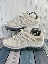 Nike Air VaporMax Plus White Cream Tint 924453-100 Running Shoes Men’s Size 8