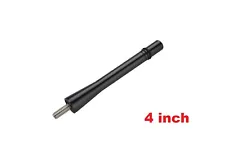 4 inch " Short Black Aluminum Antenna Mast AM/FM for CHEVROLET ASTRO 1985-2005 (For: 2005 Chevrolet Astro)