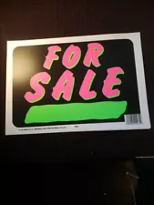 Hy-Ko TWO 8 1/2x12 Thin Plastic For Sale Sign Hy-Ko 3041 Window/Yard Sign