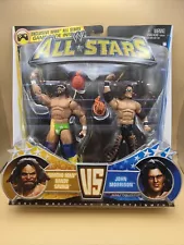 WWE All Stars Macho Man Randy Savage Vs John Morrison Mattel 2 Pack In Hand