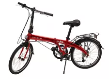 Dahon Vybe D7 Lightweight Aluminum Folding Bicycle Bike Red