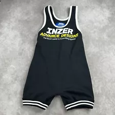 Inzer Singlet Adult Small Black 4 Way Performance Stretch Powerlifting Gym