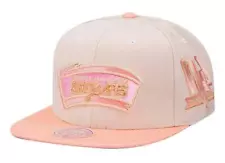 MENS MITCHELL & NESS NBA LOVERS LANE SNAPBACK HWC SPURS - OFF WHITE