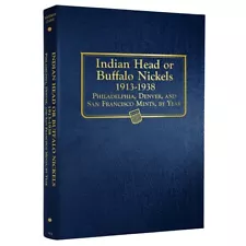 Buffalo Nickels 1913-1938 Coin Album New Whitman Classic 9115 w/ Coin Holders