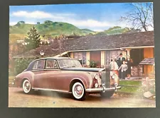 1959 Rolls Royce Silver Cloud Sedan Promotional Postcard