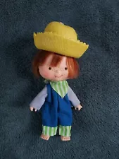 Vintage Huckleberry Pie 1979 Kenner Strawberry Shortcake 5.5” Doll First Issue