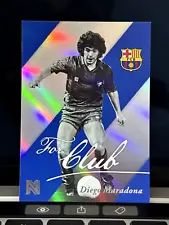 2017 Panini Nobility soccer Diego Maradona for club FC Barcelona Goat