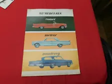 Vintage Original 1963 Mercury Sales Brochure Monterey Marauder Comet Colony Park