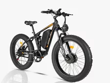 (Pre-sale) SMLRO SU7 Plus 2000W Dual Motor Off-Road Mountain E-Bike Black Orange