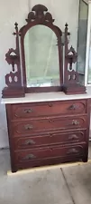 vintage antique dresser with mirror