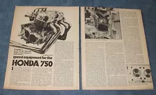 1972 Honda Four 750 Performance Engine Upgrades Vintage Tech Info Article