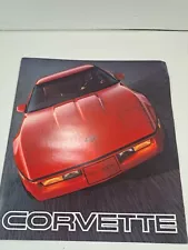 Chevrolet 4549 C4 1985 Corvette 12x22 Bi Fold Sale Brochure