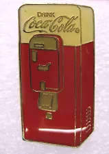 Coca-Cola Vending Machine Lapel Pin Tie Tac 1994 Vendo 88 Enameled Brass Coke