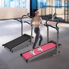 Folding Treadmill With incline Running Fitness Jogging Machine Home Use 265lbs