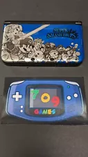 Super Smash Bros Blue Edition Nintendo 3DS XL Console System W/ Charger