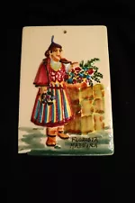 Artist Signed Ze Augusto Florista Portugal Portuguese Hand Painted Ceramic Tile