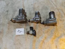 4 vintage rc airplane engines