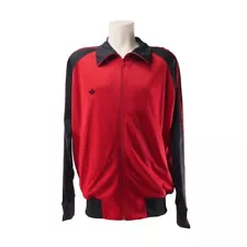 Adidas Red/Black Zimbabwe Track Jacket From the Collection of Elton John