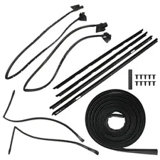 NEW For 81-88 Chevrolet Monte Carlo SS 9Pcs Complete Weatherstripping Kit 128555