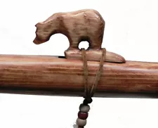 Authentic Native American BEAR Flute handmade by Jonah Thompson in the key of A