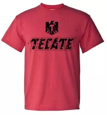 Tecate Beer Logo Authentic Brewery T-Shirt - Adult Regular Fit Graphic Tee