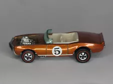 Vtg Hot Wheels Redline Light-My-Firebird in Copper 1969 Mattel Hong Kong NM