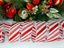 NEW Wired Edge Christmas Ribbon Tree Topper Bow Decoration Festive Gifts Wrap UK