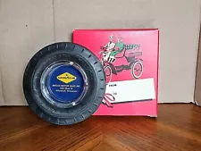 Vtg Good Year Tires Ash Tray - Briggs Motor Sales Inc Whitehall Wisconsin Boxed