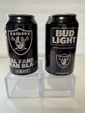 Bud Light NFL Kickoff Las Vegas Raiders EMPTY Beer Can