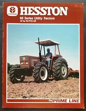 Hesston 66 Series Utility Tractors Dealer Sales Brochure