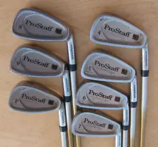 LADY WILSON PROSTAFF WIDE TIP OVERSIZE IRONS WOMENS FLEX GOLF CLUB SET 4-PW RH