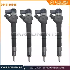 4 Pcs Fuel Injector 0986435166 03L130277J Fits VW Amarok Pickup Pritsche Beetle