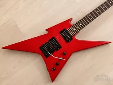 1985 BC Rich Ironbird NJ Series Vintage Guitar Red w/ Kahler 2300