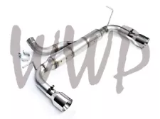 Dual Axle Back Exhaust Muffler Kit System For 12-19 Jeep Wrangler JK 3.6L 2/4Dr (For: Jeep Rubicon)