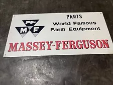 Vintage Massey Ferguson Tractor Dealer Sign Parts 165 185 Diesel Plow Equipment