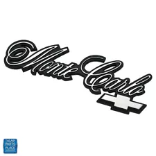 1978-1981 Monte Carlo Trunk / Deck Lid Emblem New (For: 1978 Monte Carlo)