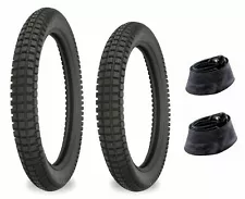 Shinko 2.75-21 & 4.00-18 SR241 Tire & Tube Set Honda 86-87 TLR200 & 72-76 XL250