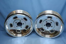 Rare! Vintage Original Halibrand Real Rodders Wheels 15 x 4 Kidney Bean Wheels