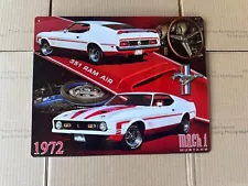 1972 Mach 1 Mustang Plaque