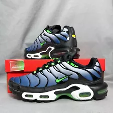 Nike Air Max Plus UK10 DX4326-001 Icons EUR45 US11 Black Scream Green TN Tuned 1