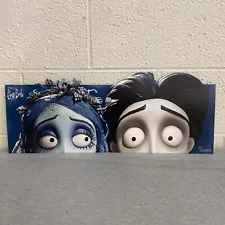 Corpse Bride 2023 Spirit Halloween Cardboard End Cap Store Display Sign 24"x8"